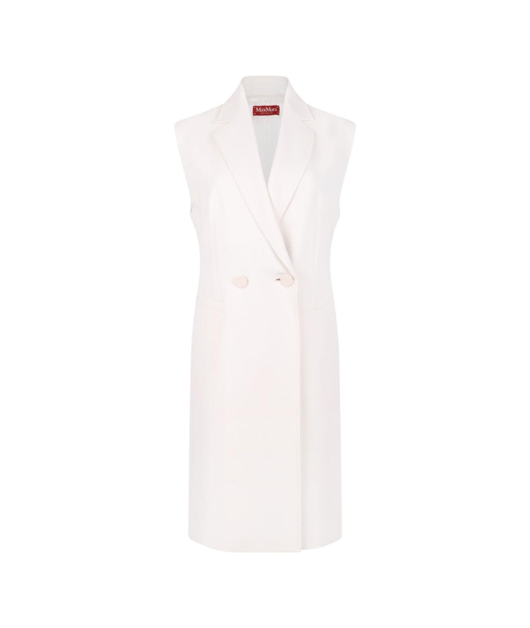 MAX MARA STUDIO Бежевый ацетатный жилет, фото 1