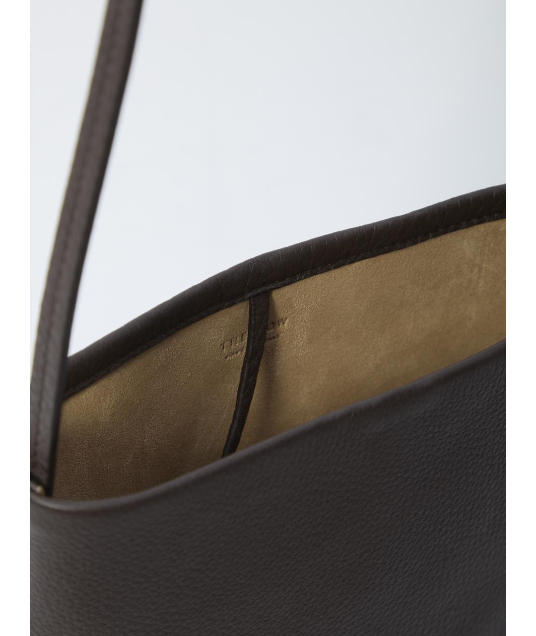 THE ROW Коричневая кожаная сумка через плечо, фото 4