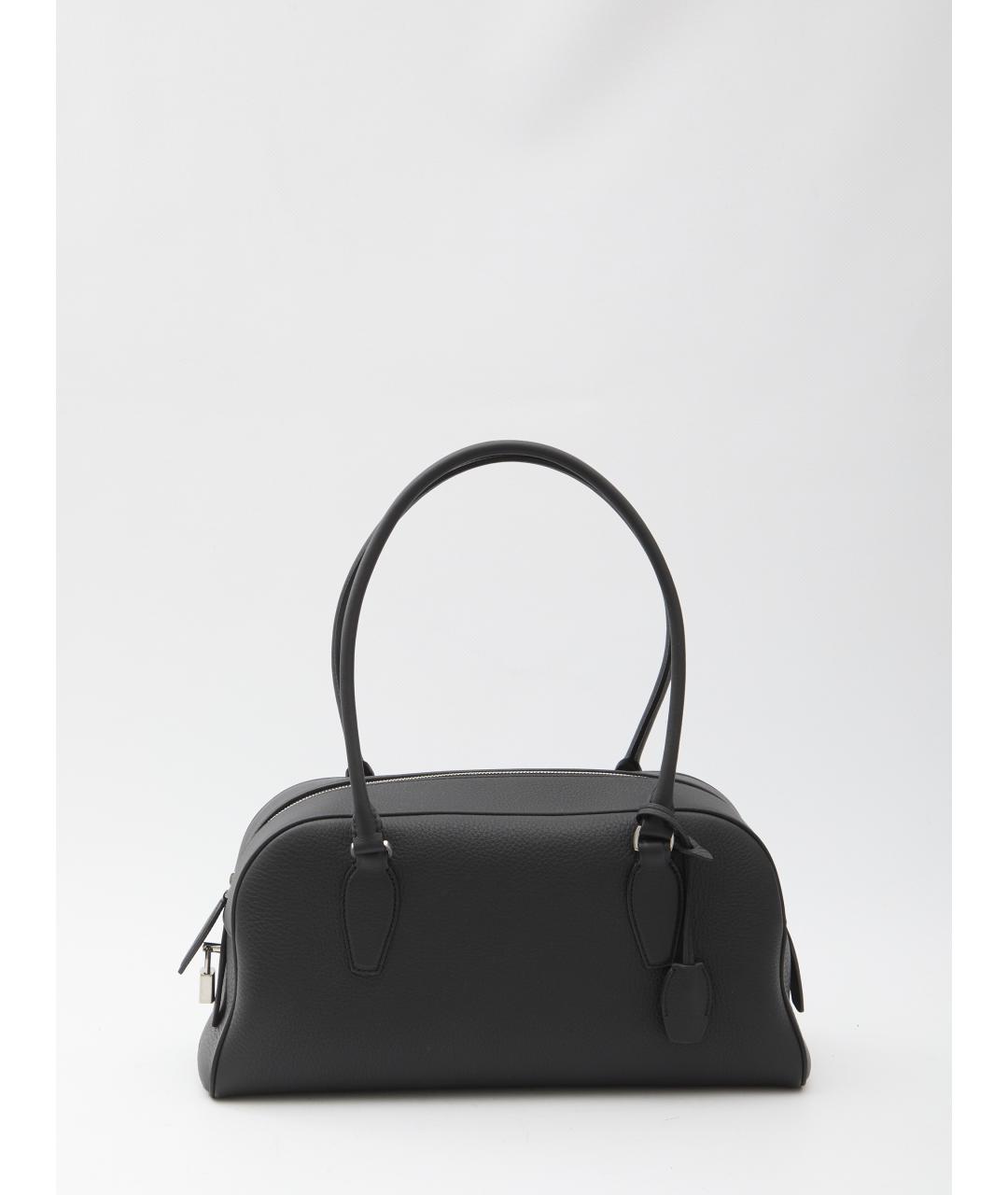 THE ROW Черная кожаная сумка через плечо, фото 5