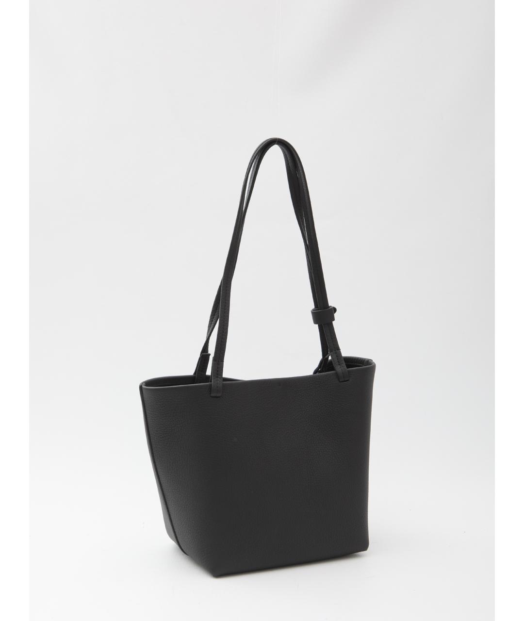 THE ROW Черная кожаная сумка тоут, фото 2