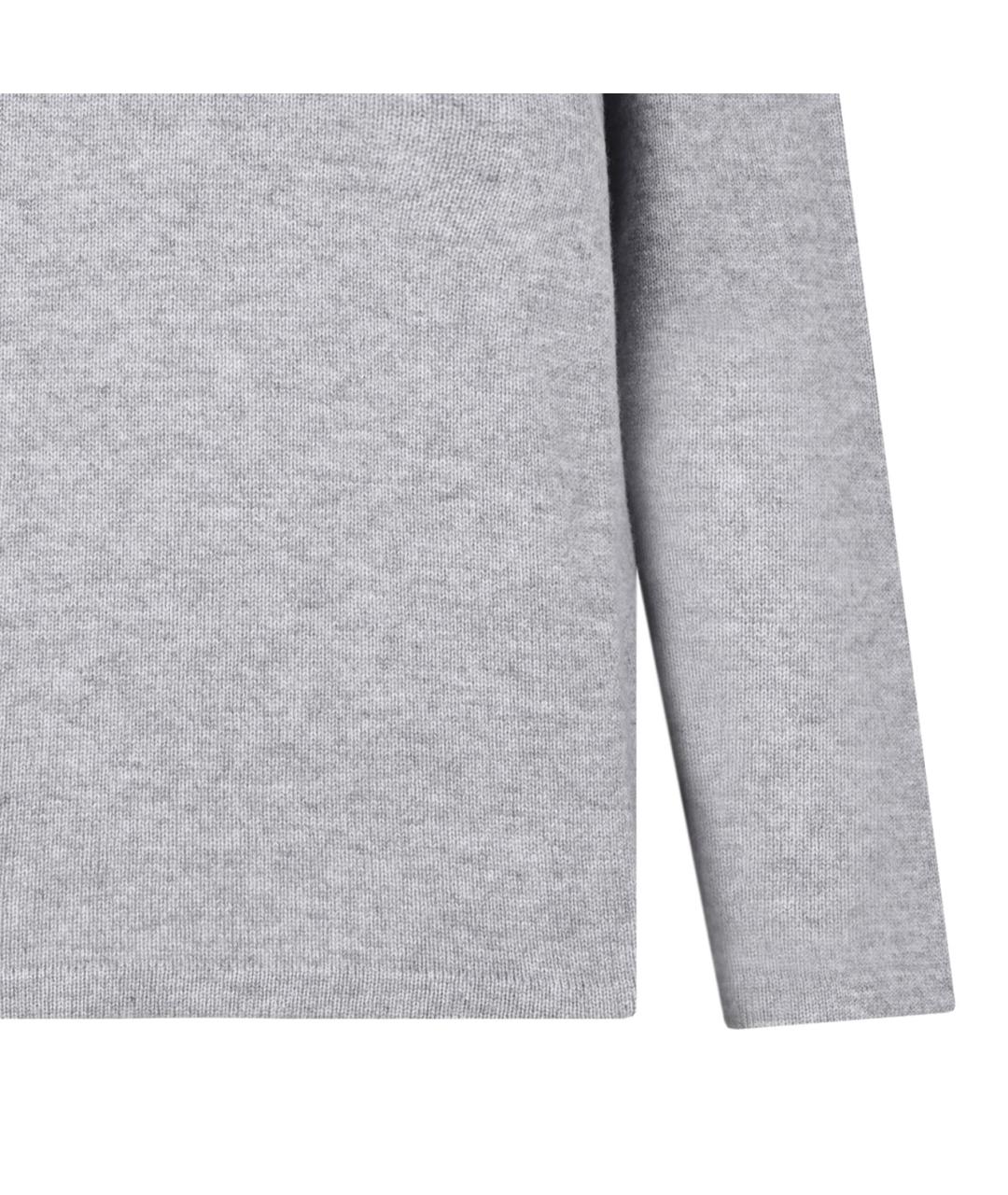 MAX MARA STUDIO Серый шерстяной джемпер / свитер, фото 4