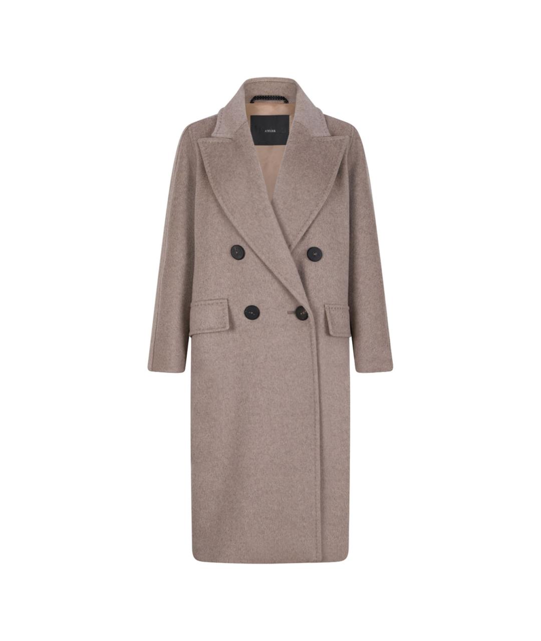 MAX MARA Бежевое кашемировое пальто, фото 1