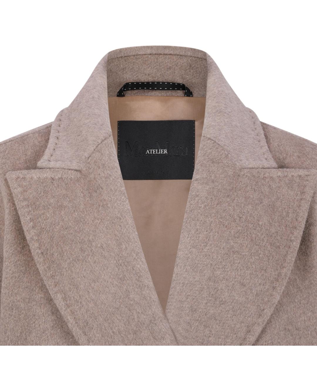 MAX MARA Бежевое кашемировое пальто, фото 3