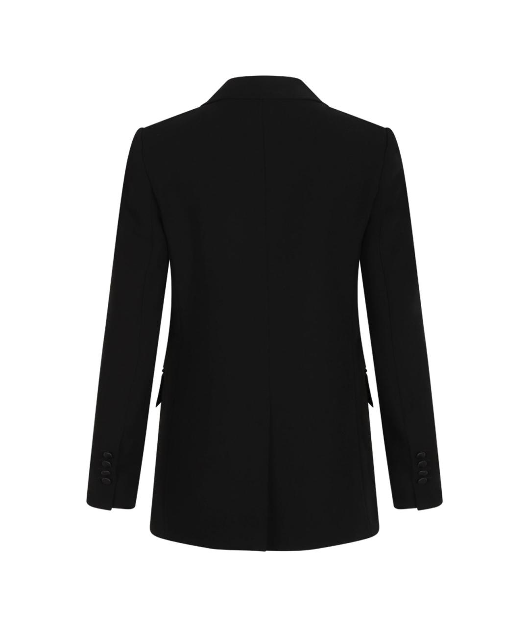 MAX MARA STUDIO Черный ацетатный жакет/пиджак, фото 2