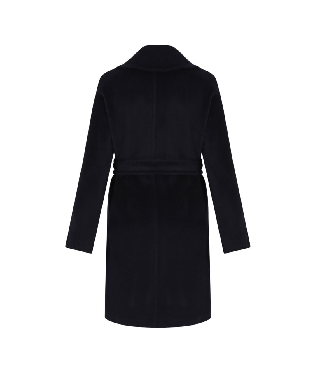 MAX MARA STUDIO Синее шерстяное пальто, фото 2