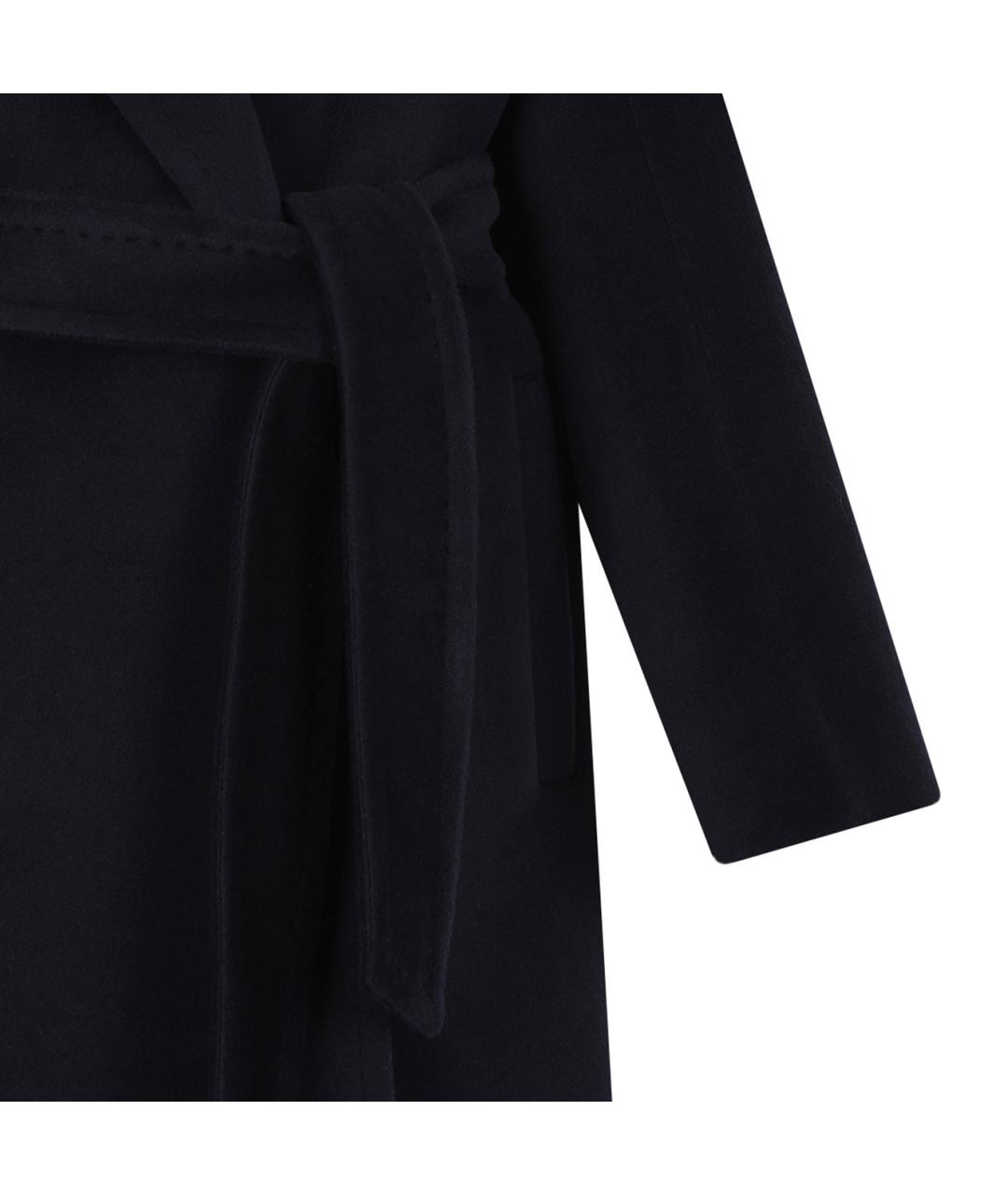 MAX MARA STUDIO Синее шерстяное пальто, фото 4