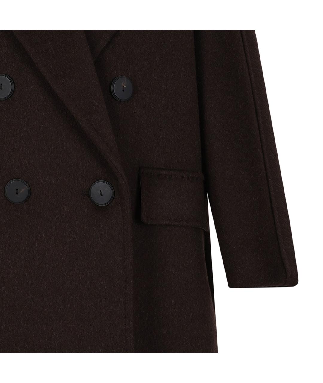 MAX MARA Коричневое кашемировое пальто, фото 4