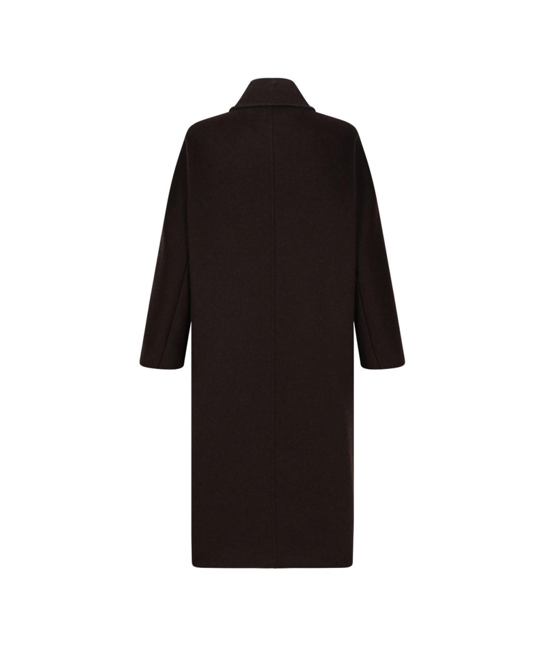 MAX MARA Коричневое кашемировое пальто, фото 2