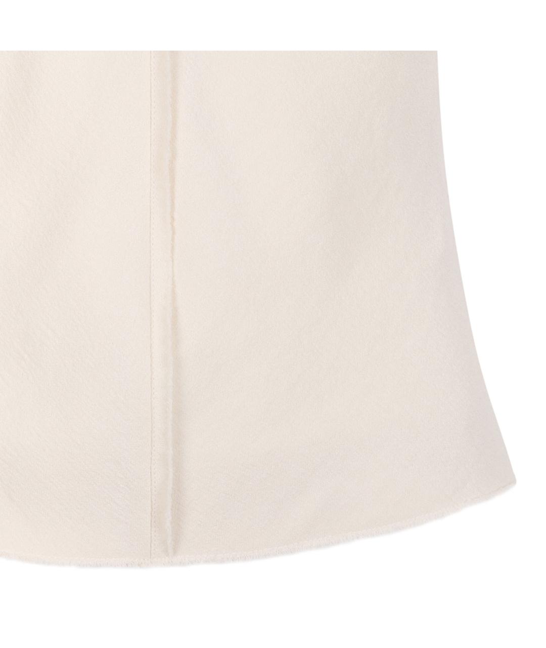 Ami Paris Белая вискозная блузы, фото 4