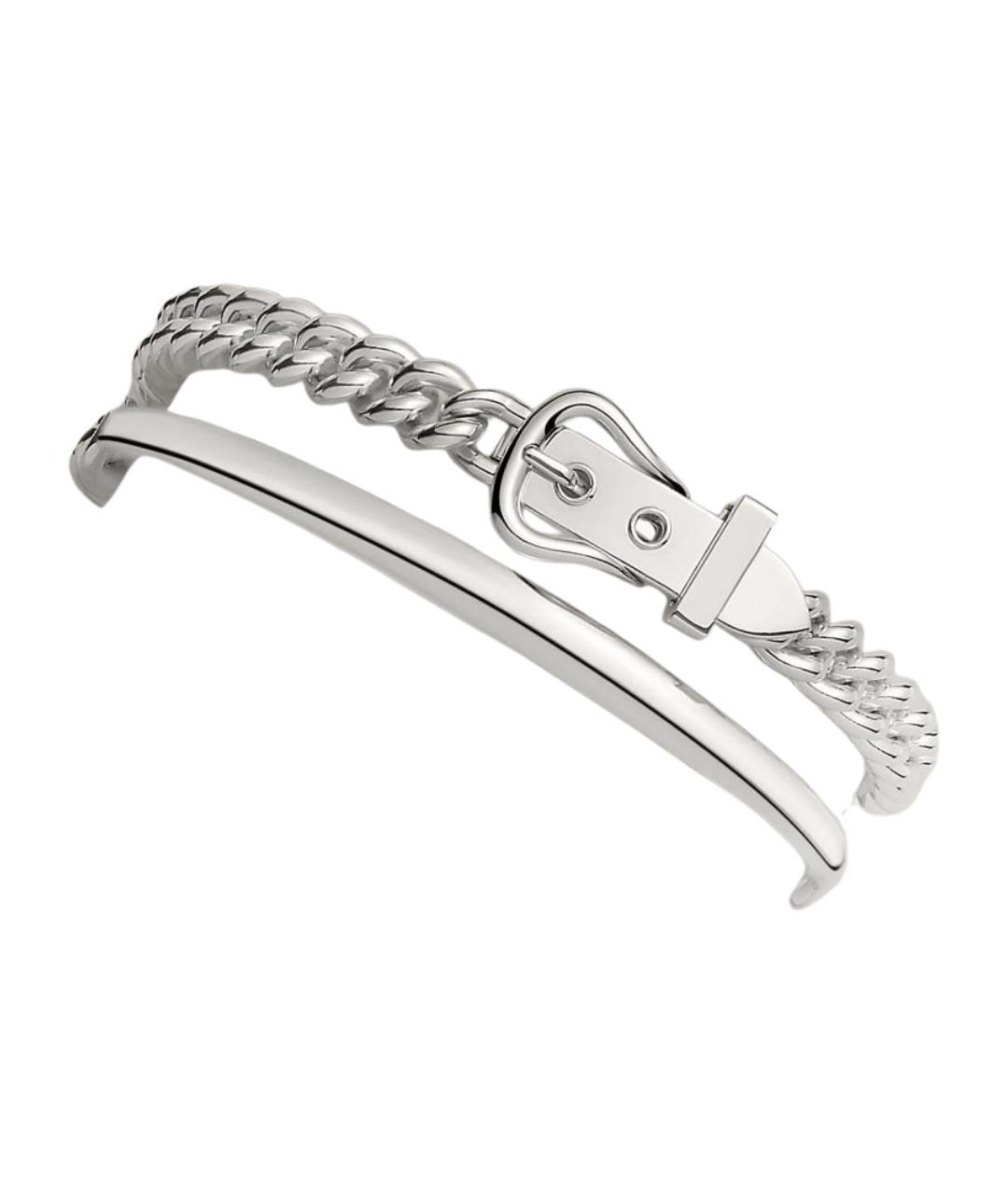 HERMES Серебрянный серебряный браслет, фото 1