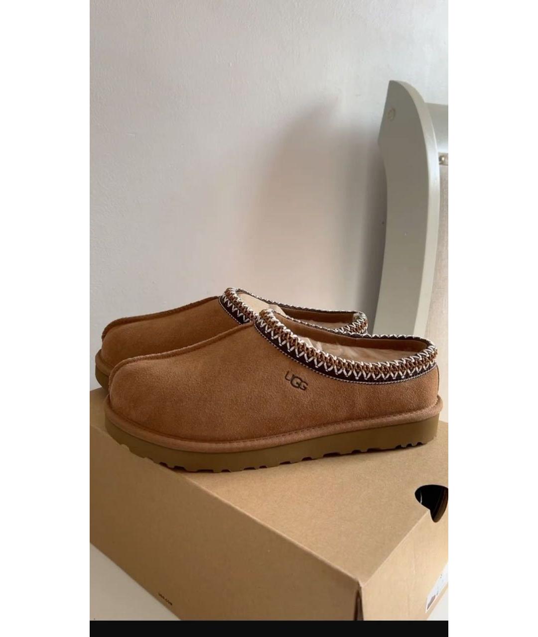 UGG AUSTRALIA Коричневые замшевые ботинки, фото 3