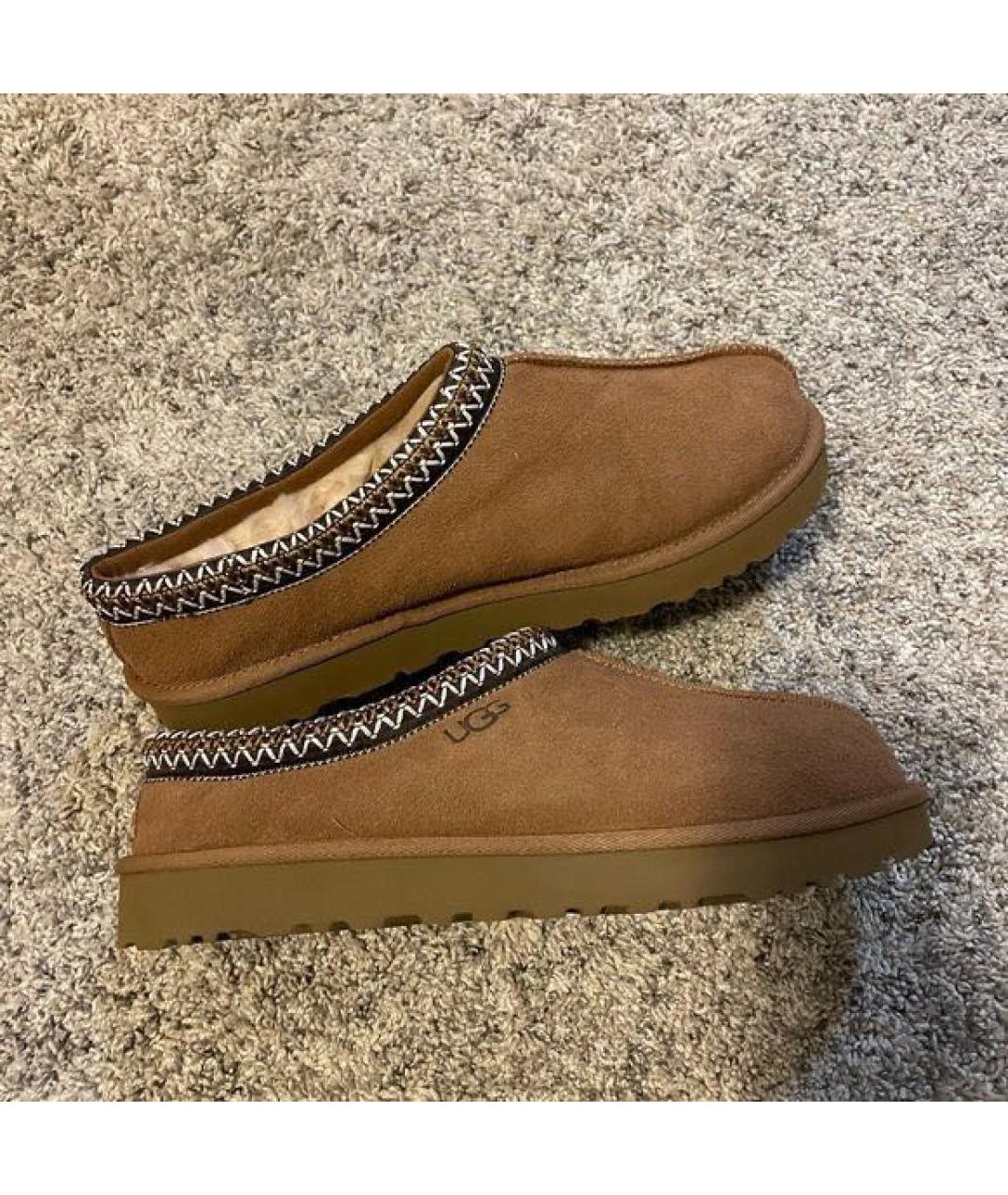 UGG AUSTRALIA Коричневые замшевые ботинки, фото 2