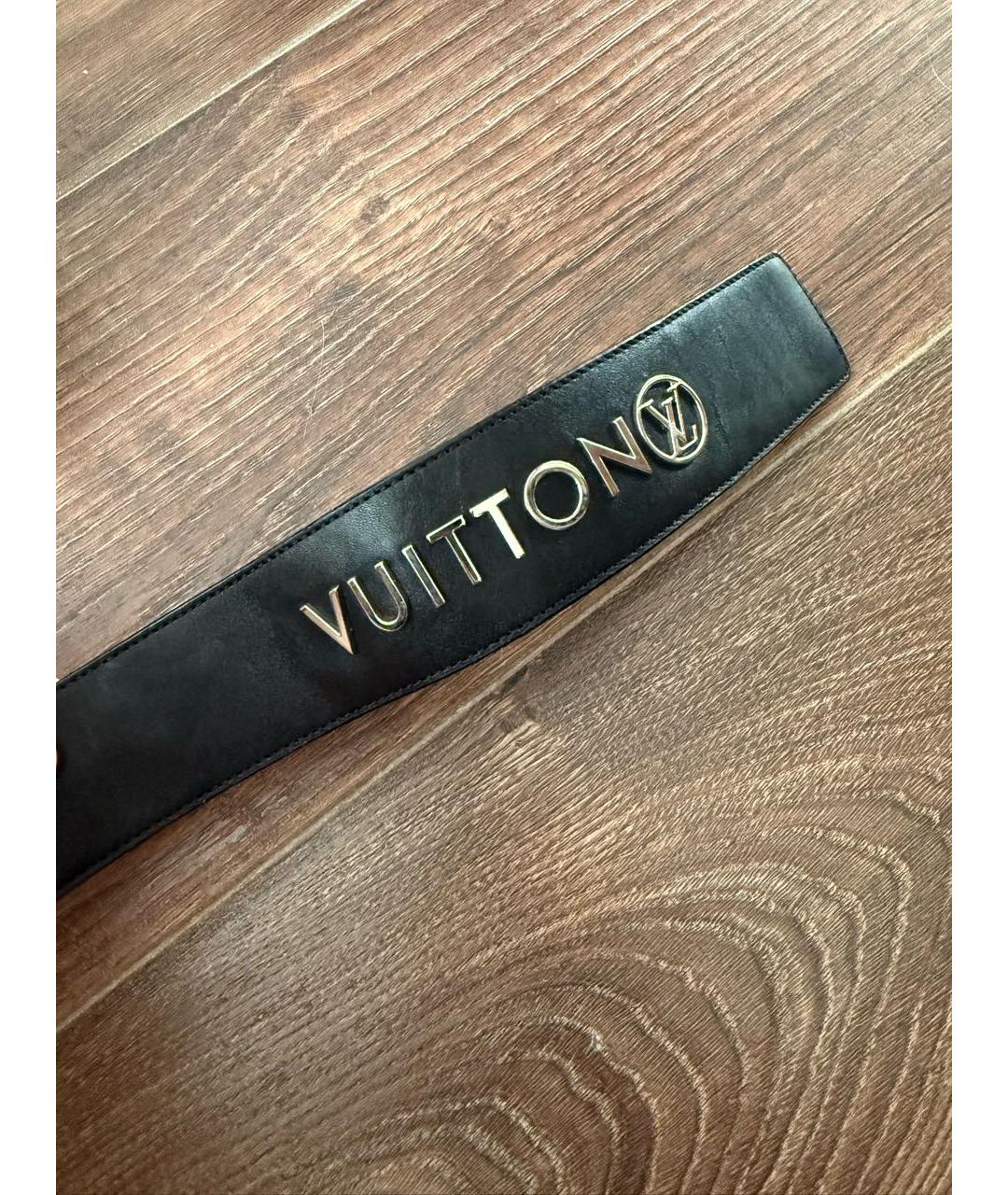 LOUIS VUITTON Черные кожаные ботинки, фото 4