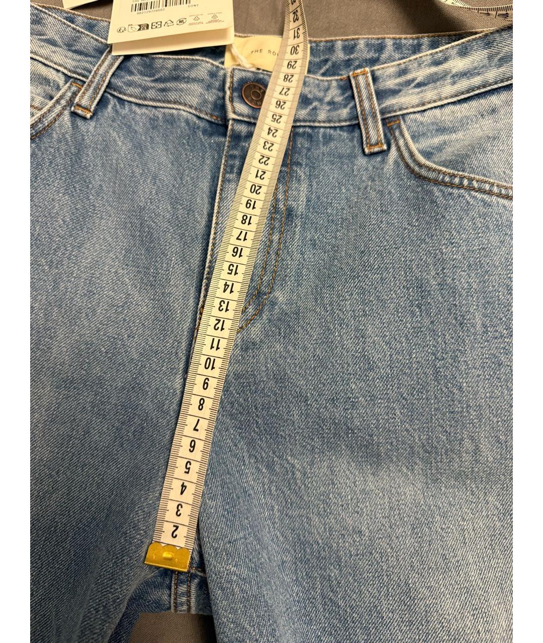 THE ROW Голубые хлопковые джинсы клеш, фото 6