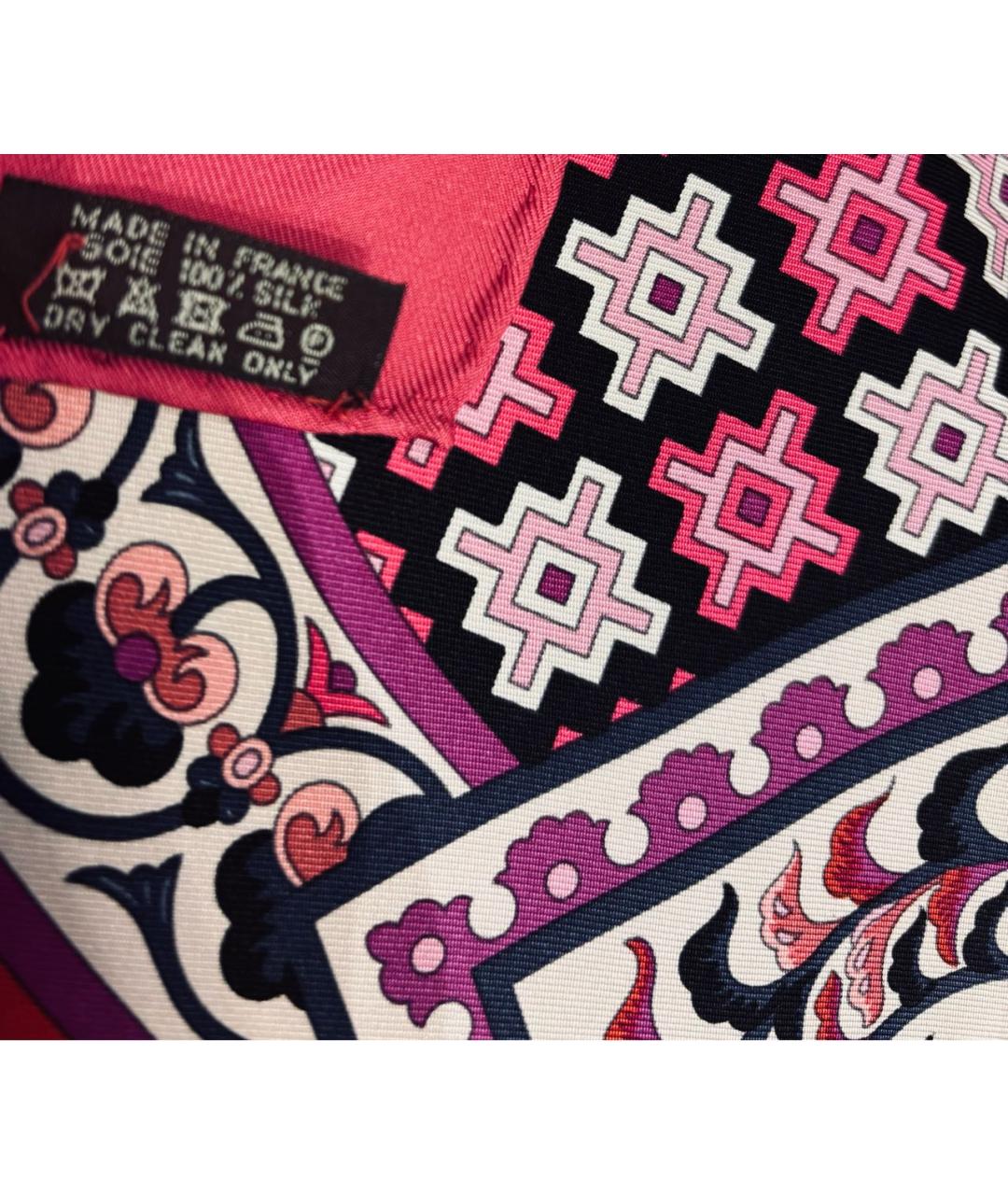 HERMES Мульти шелковый платок, фото 4