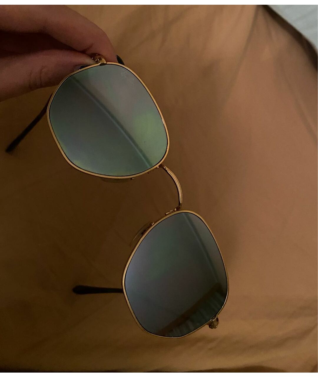 RAY BAN Розовые солнцезащитные очки, фото 3