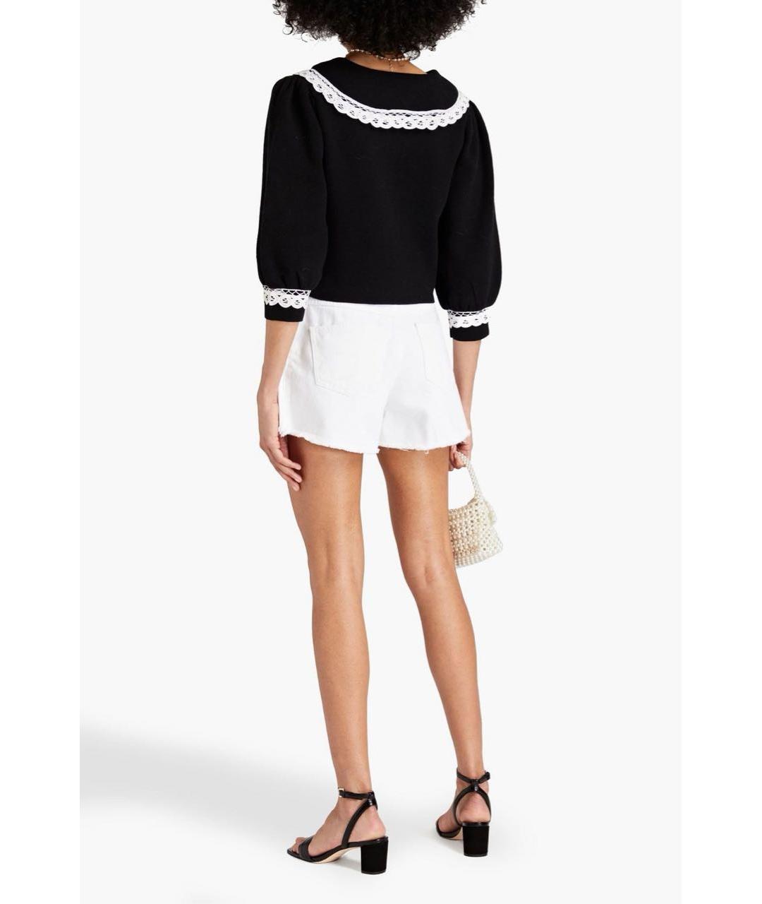 MAJE Белые хлопковые шорты, фото 3