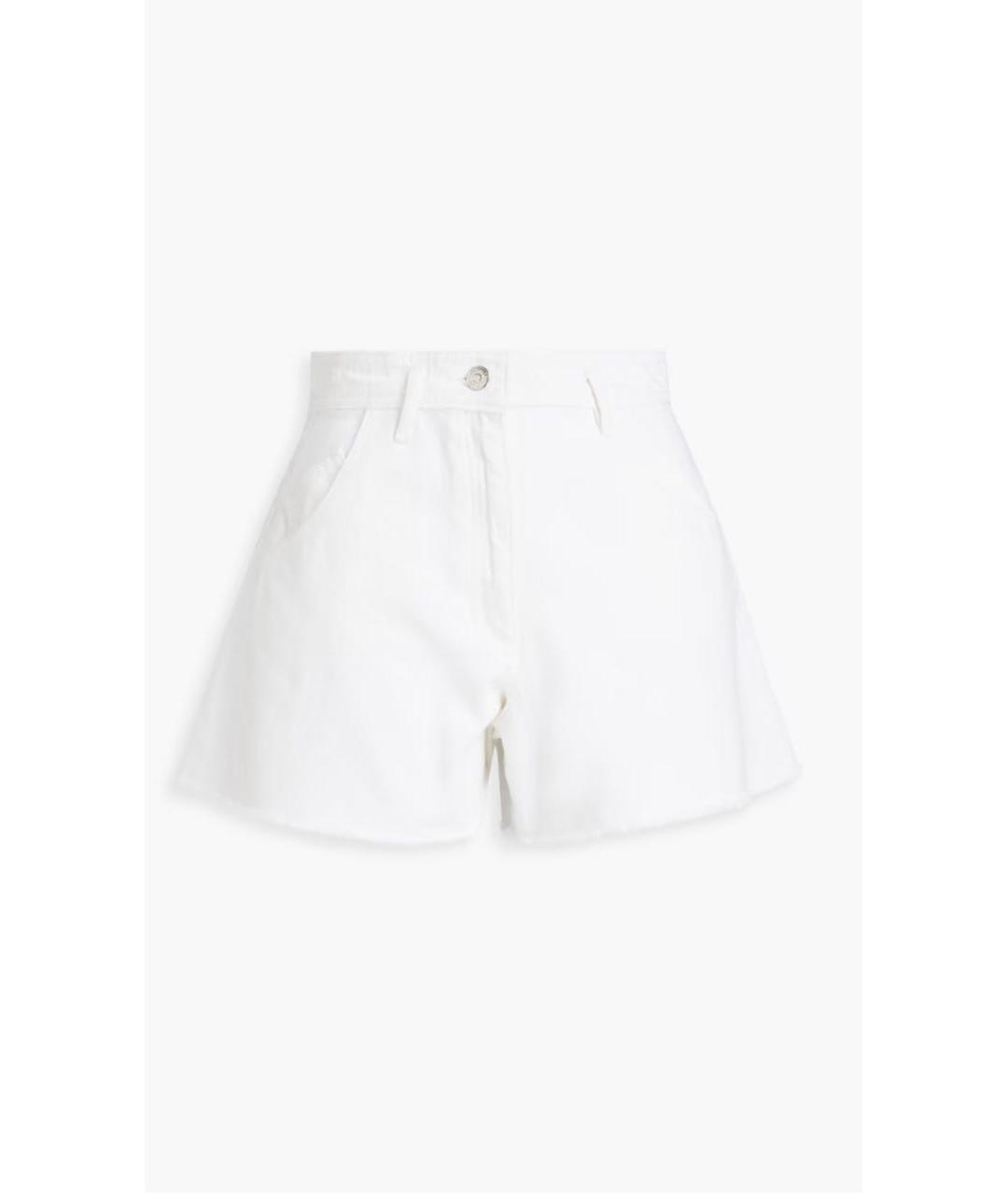 MAJE Белые хлопковые шорты, фото 9