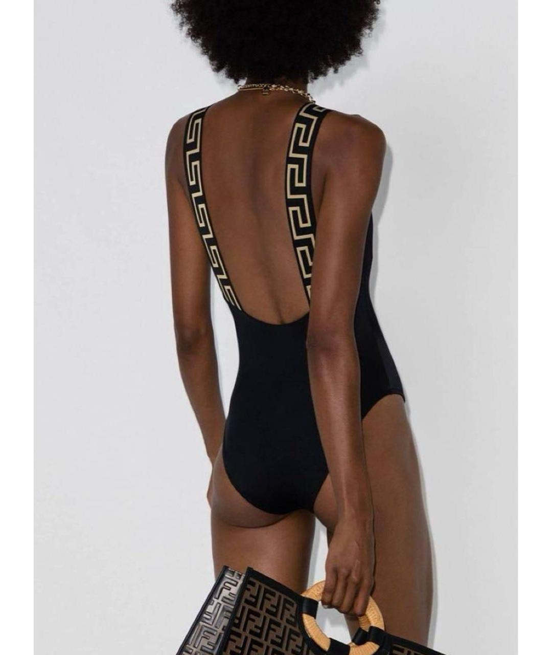 VERSACE Черный купальник, фото 3