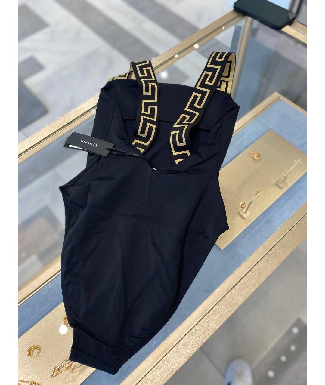 VERSACE Черный купальник, фото 7