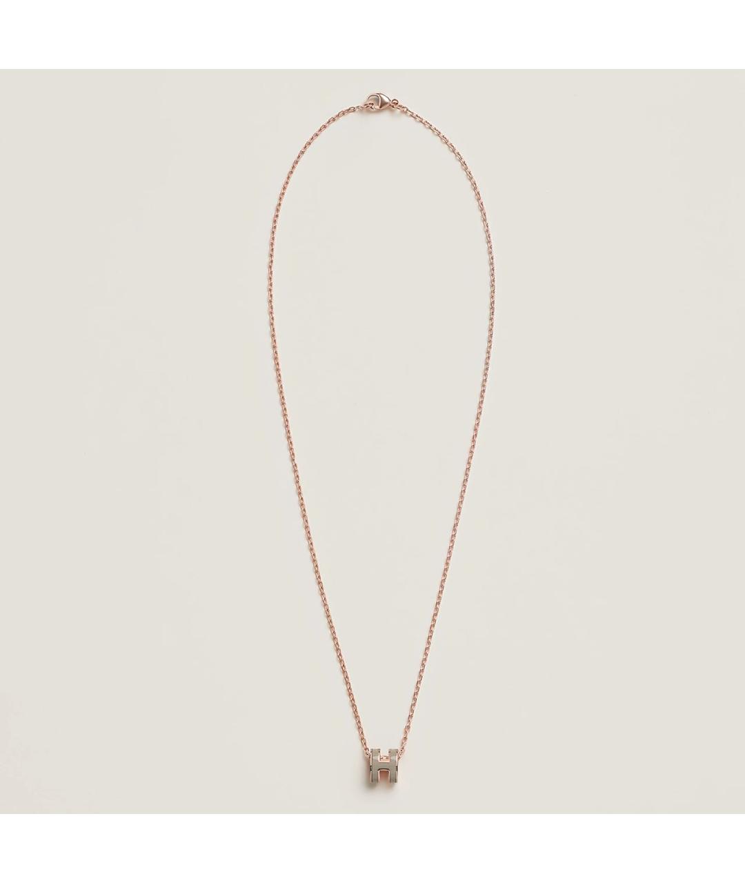 HERMES Бежевая металлическая подвеска, фото 2