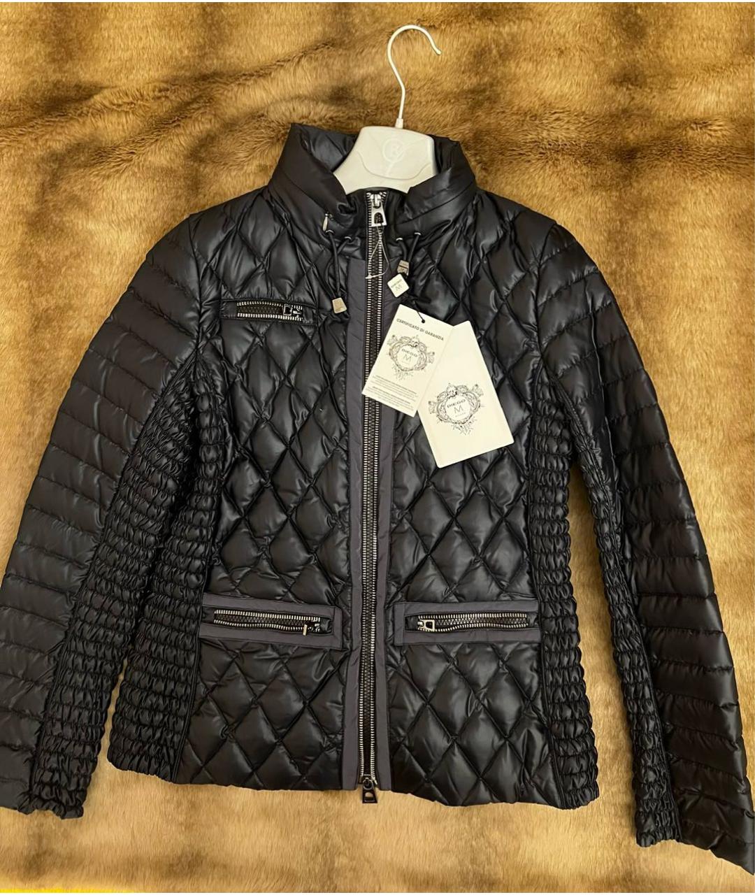 DIEGO M Темно-синяя полиэстеровая куртка, фото 9