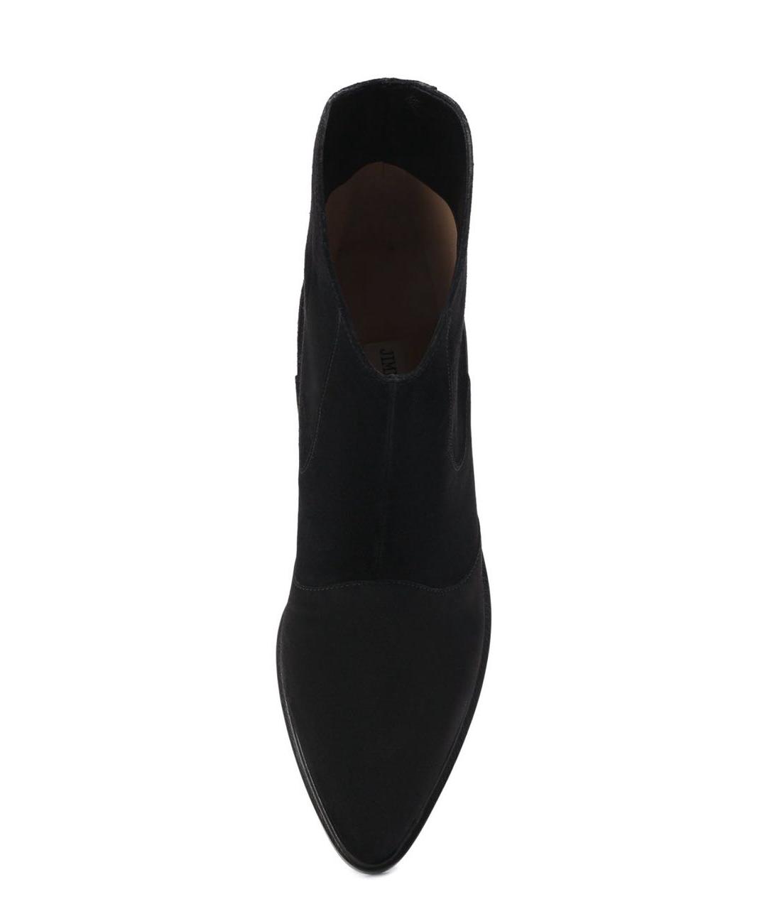 JIMMY CHOO Черные замшевые ботильоны, фото 3