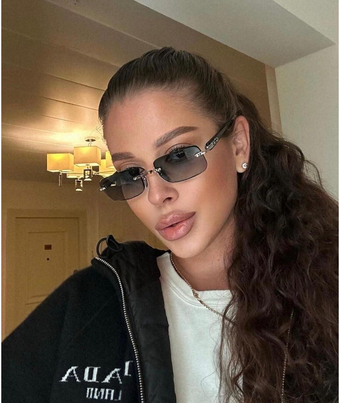 GUCCI Синие металлические солнцезащитные очки, фото 7