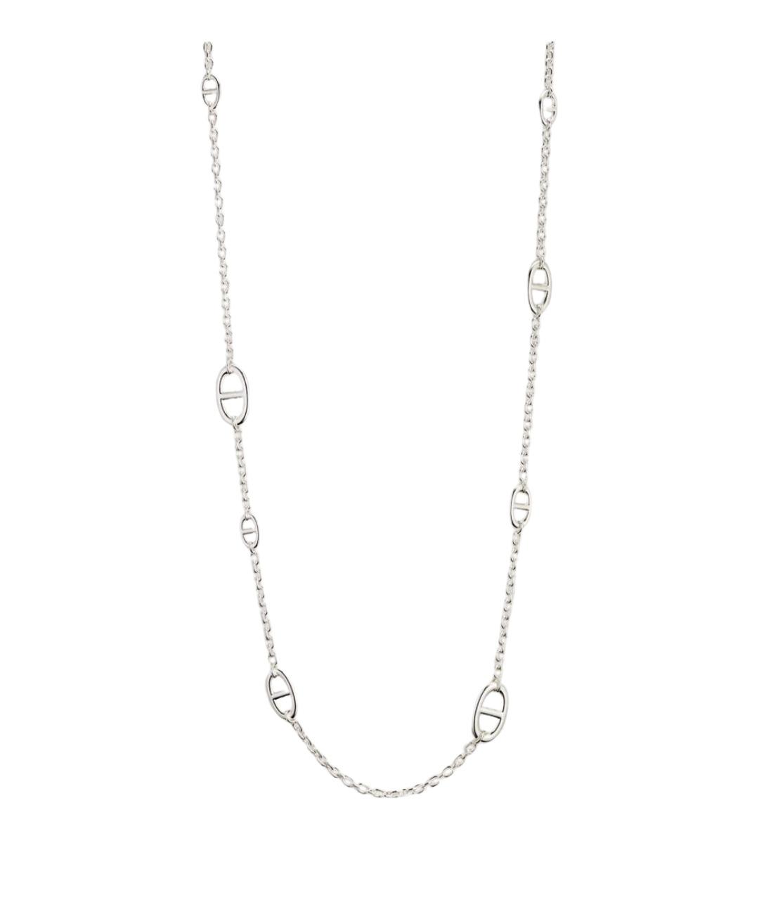 HERMES Серебряное серебряное колье, фото 1