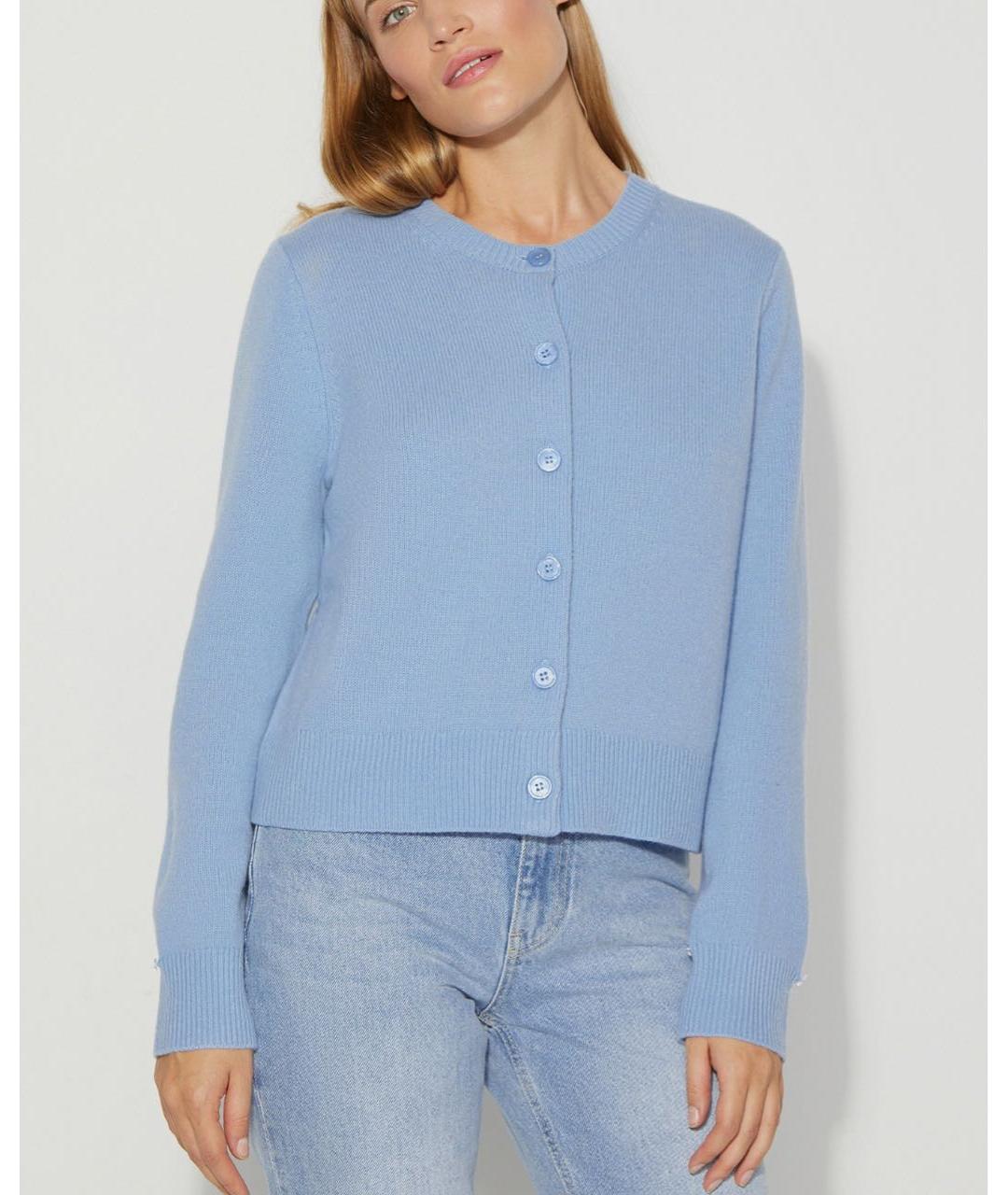 12 STOREEZ Голубой шерстяной кардиган, фото 4