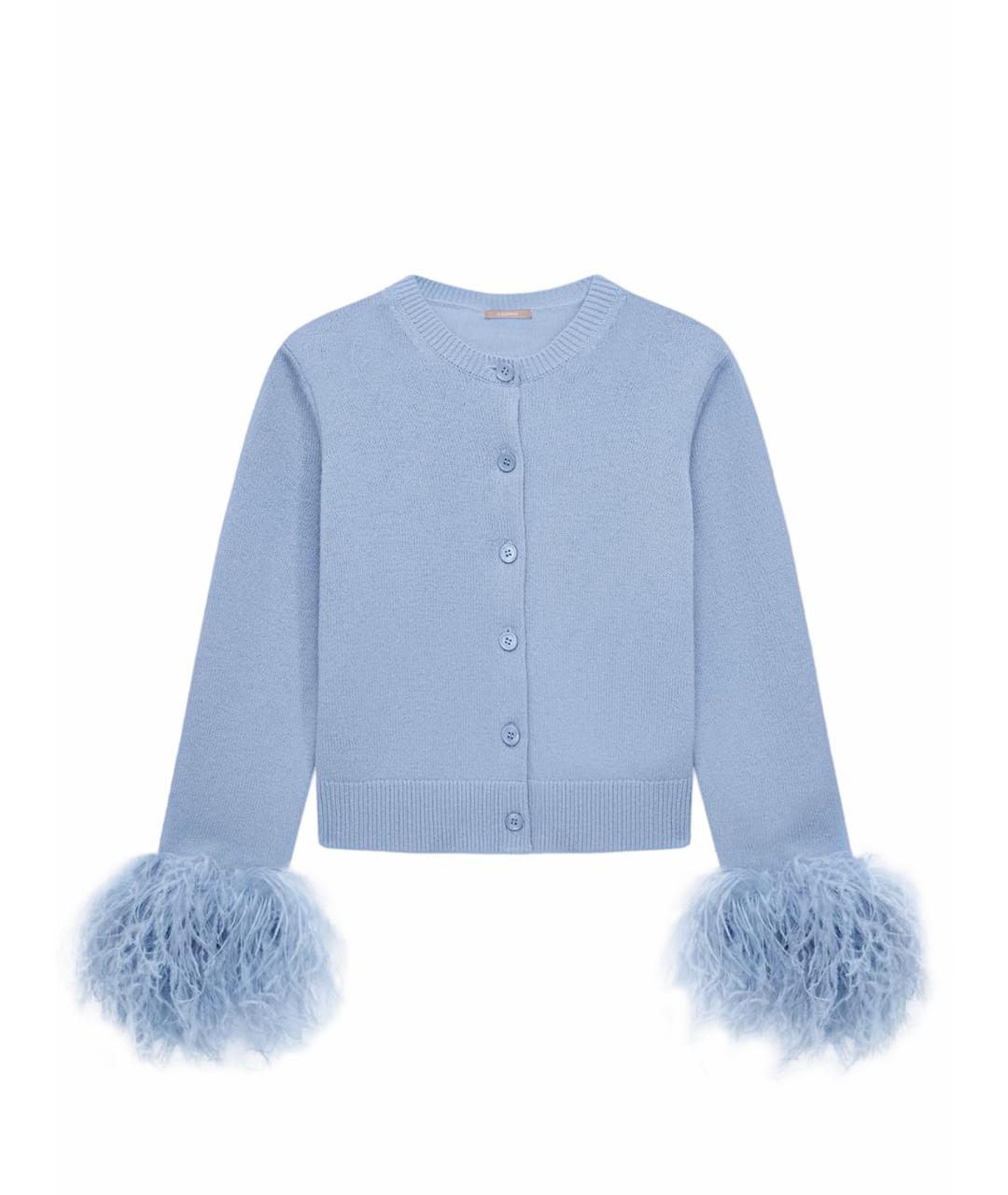 12 STOREEZ Голубой шерстяной кардиган, фото 1
