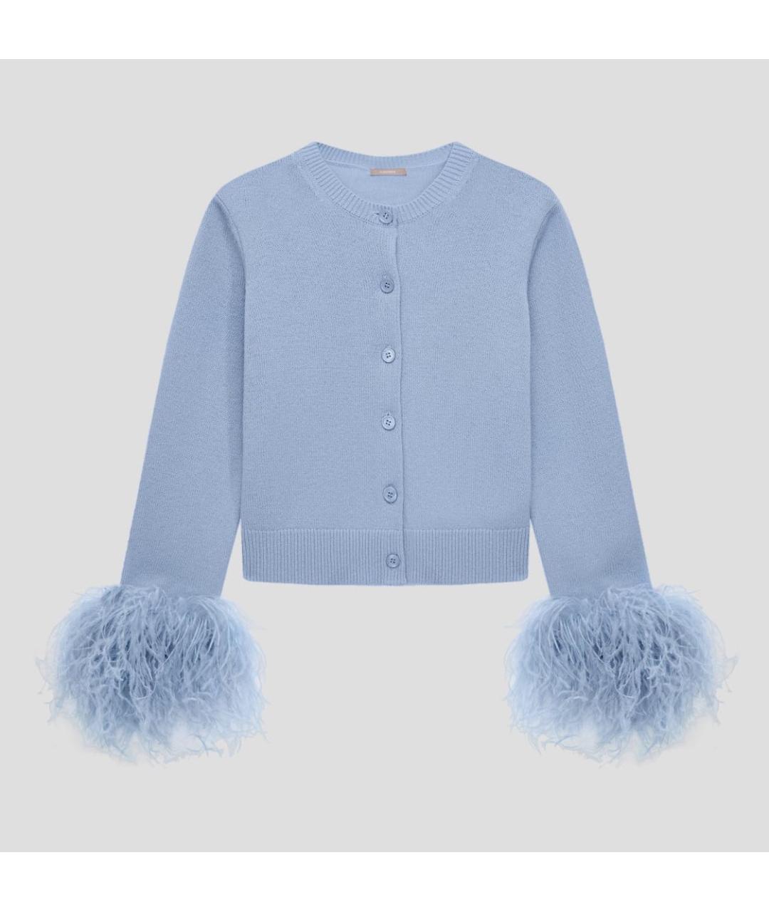 12 STOREEZ Голубой шерстяной кардиган, фото 8