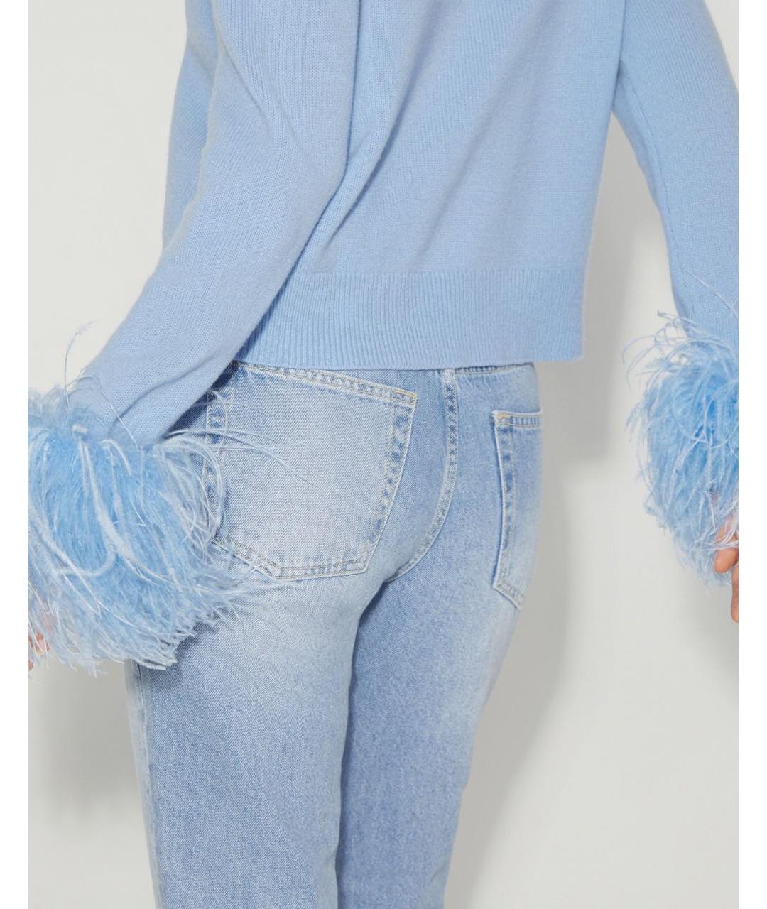 12 STOREEZ Голубой шерстяной кардиган, фото 3