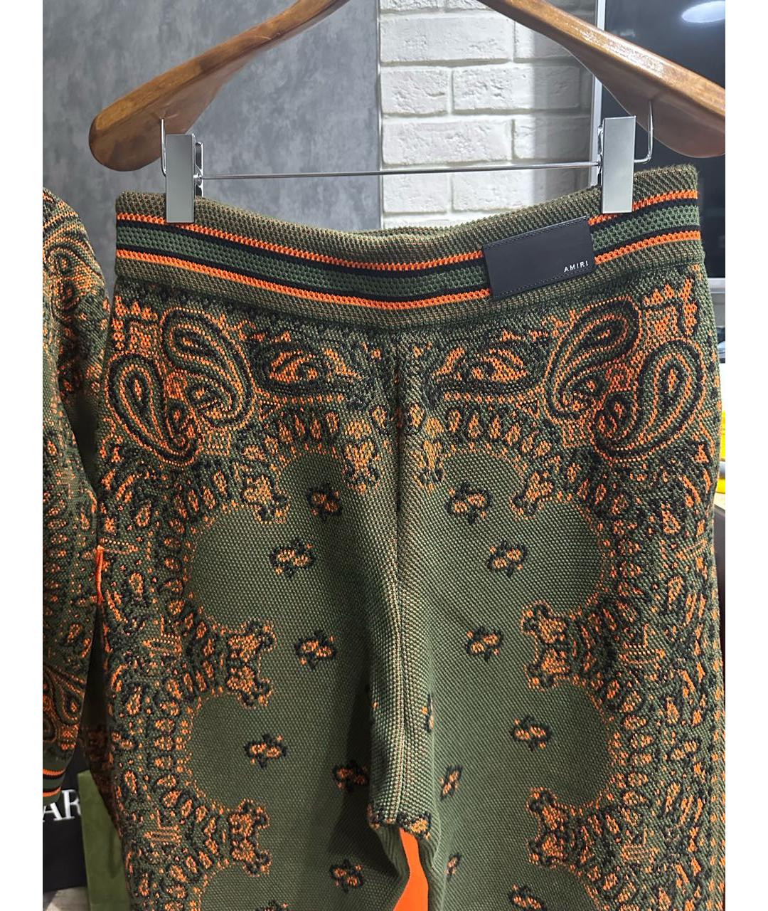 AMIRI Зеленый кашемировый спортивный костюм, фото 4