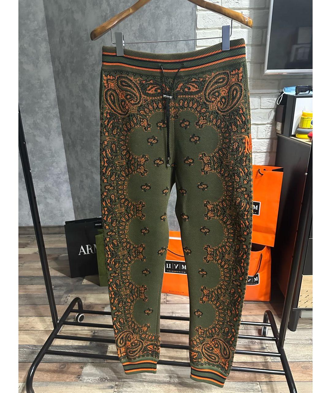 AMIRI Зеленый кашемировый спортивный костюм, фото 2