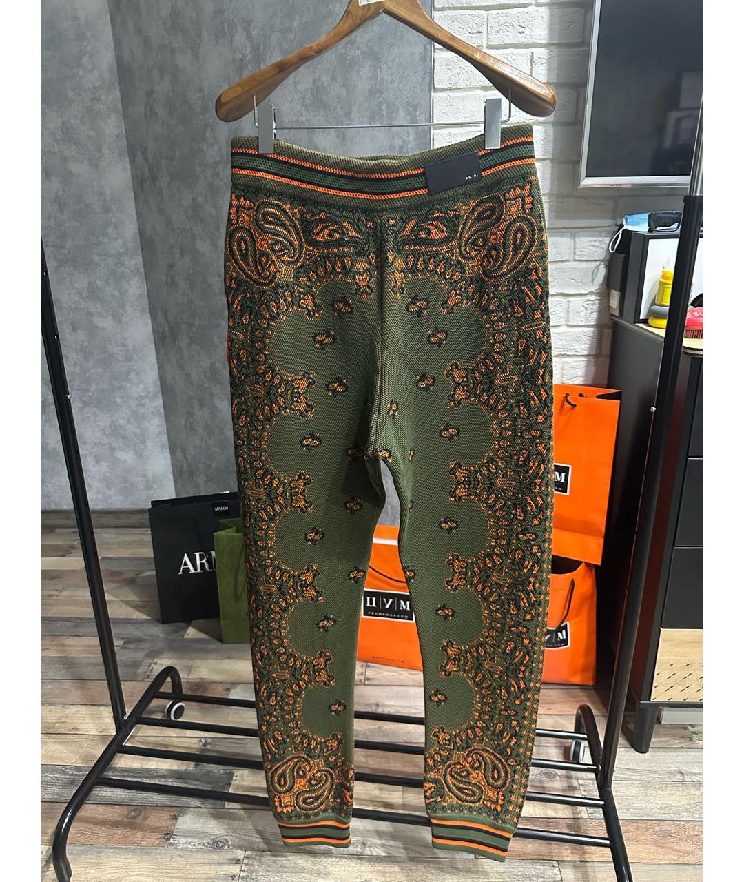 AMIRI Зеленый кашемировый спортивный костюм, фото 3