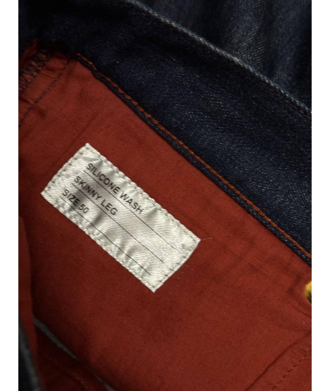 SAINT LAURENT Темно-синие джинсы слим, фото 3