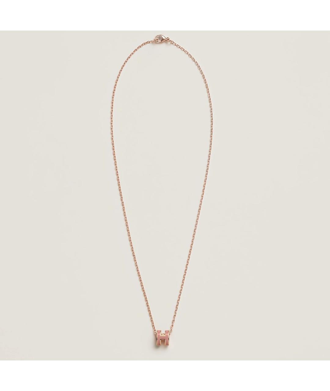 HERMES Коралловая металлическая подвеска, фото 2