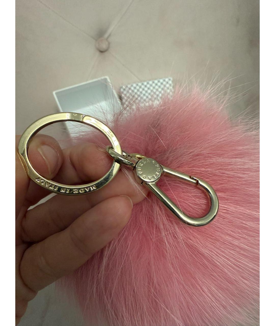 FURLA Розовый брелок, фото 6