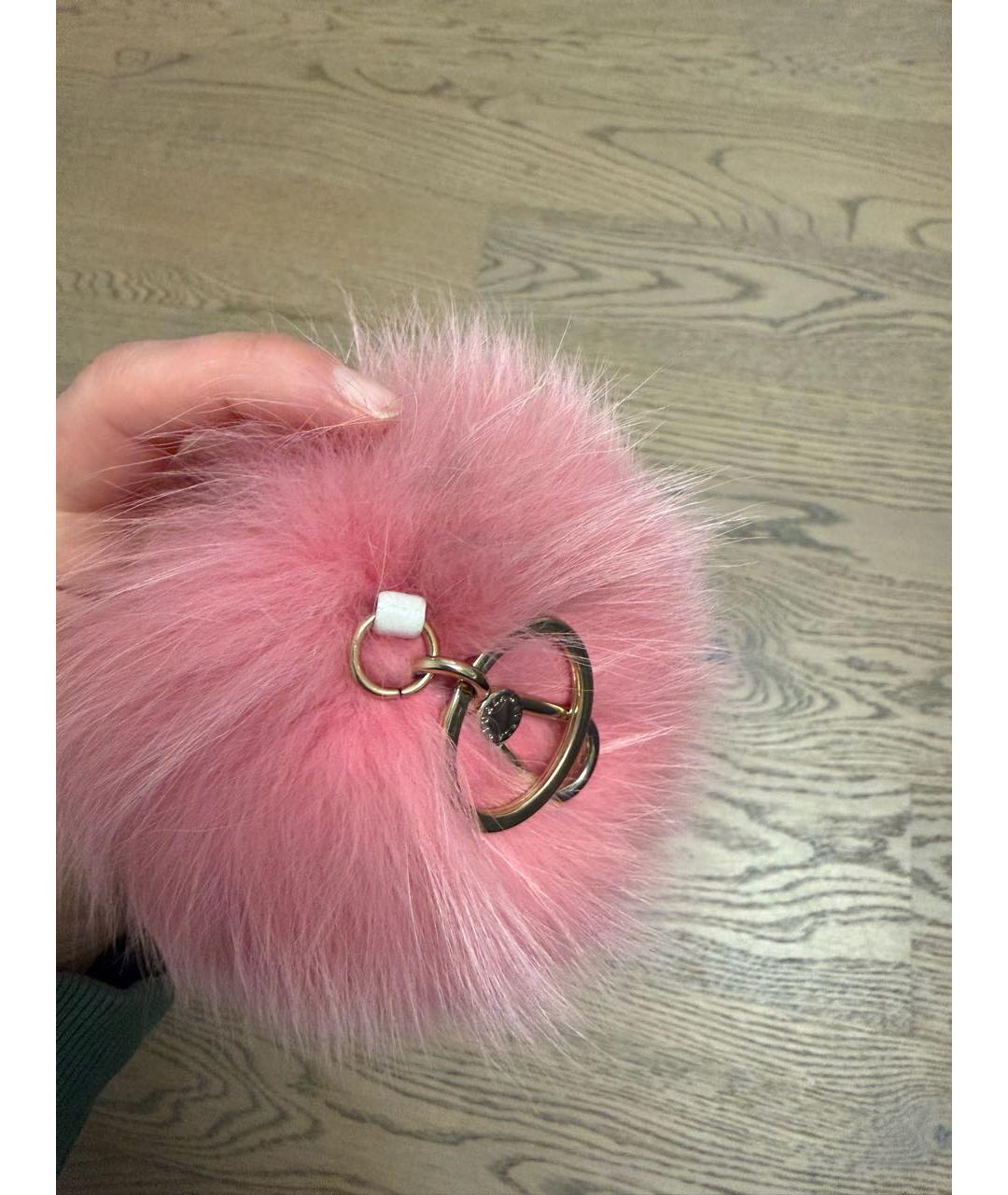 FURLA Розовый брелок, фото 7