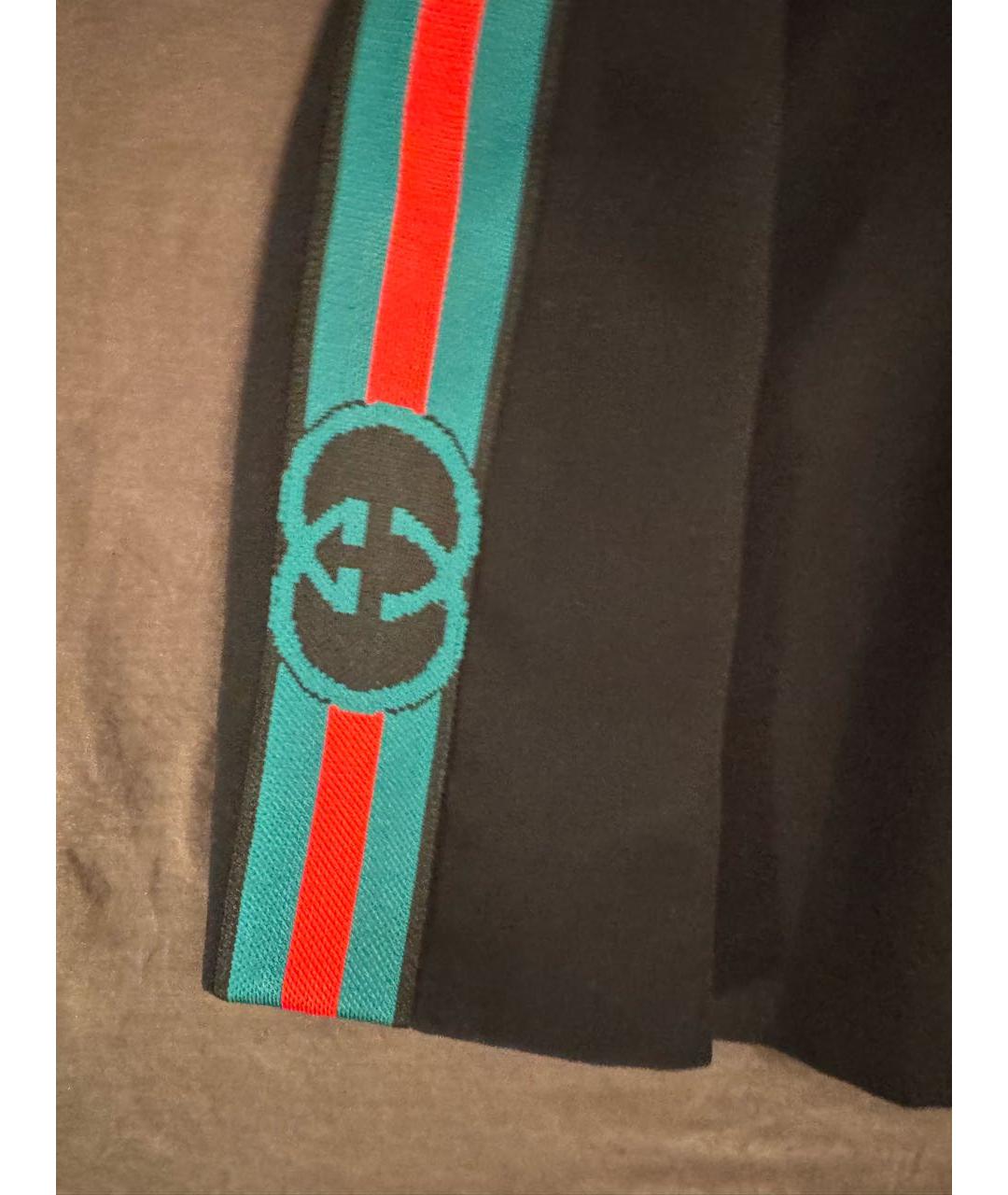 GUCCI Черная юбка мини, фото 7