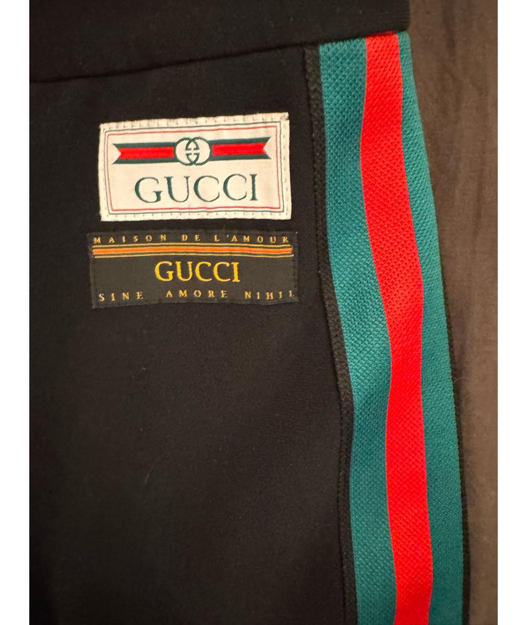 GUCCI Черная юбка мини, фото 8
