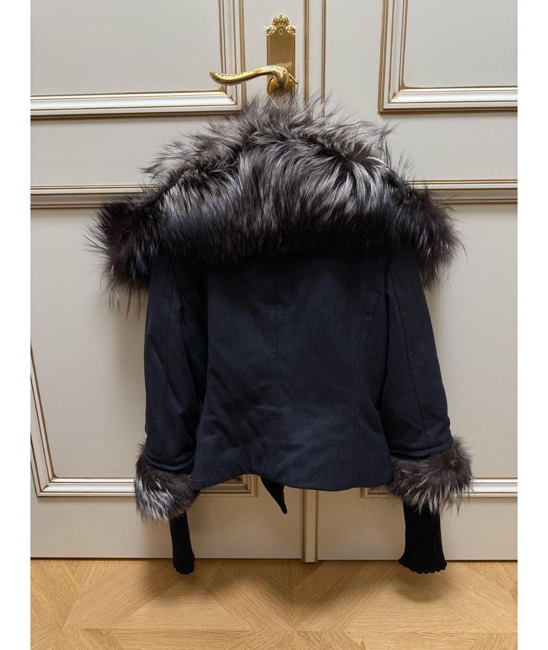 CHRISTIAN DIOR Антрацитовое пальто, фото 2