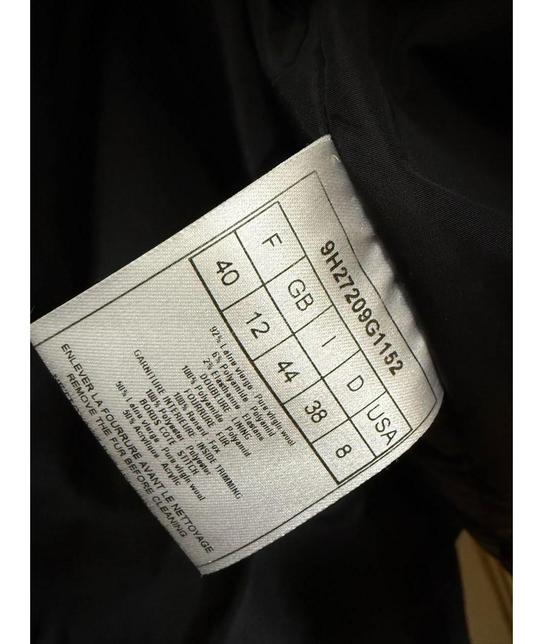 CHRISTIAN DIOR Антрацитовое пальто, фото 3