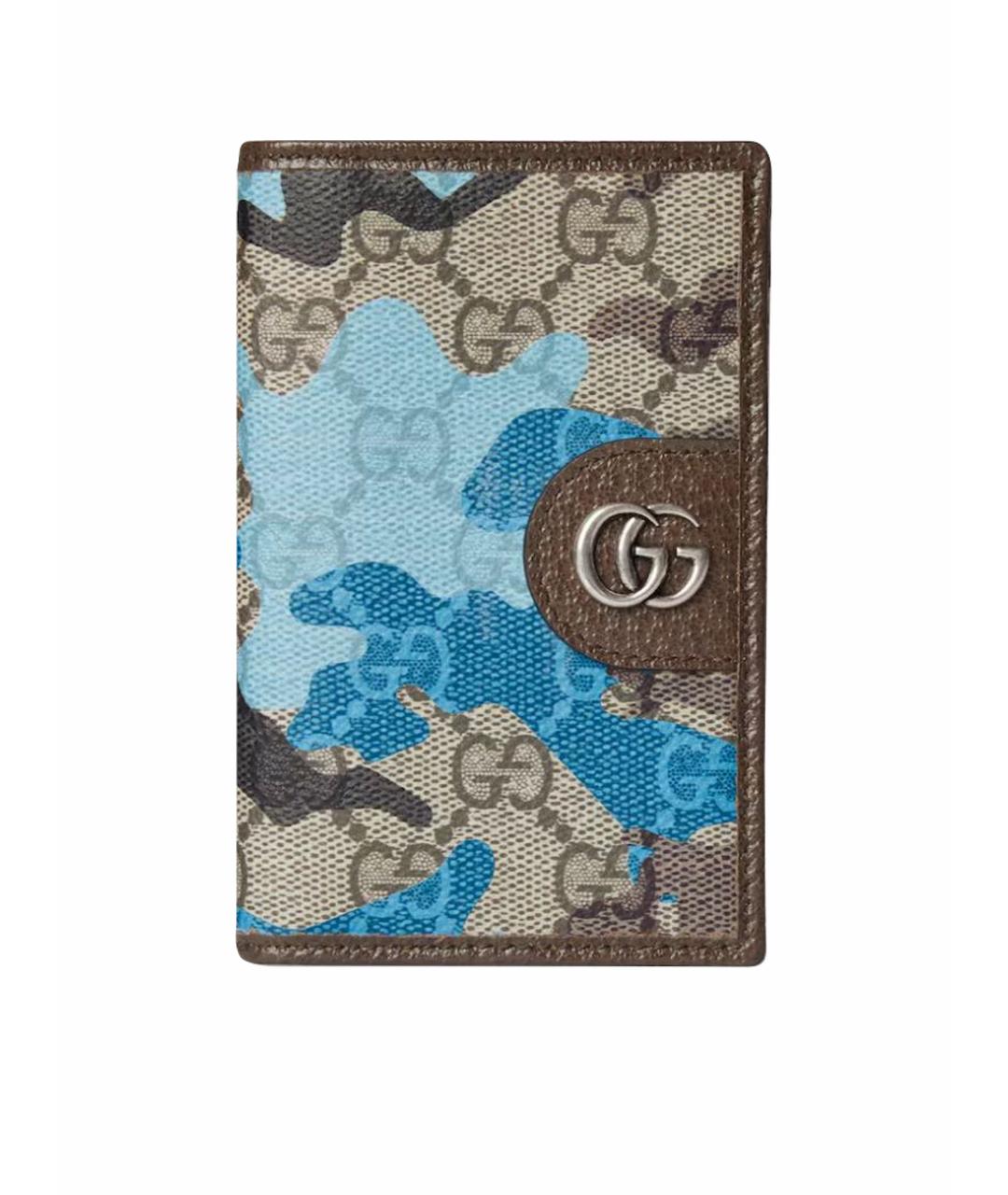 GUCCI Коричневый кожаный кошелек, фото 1