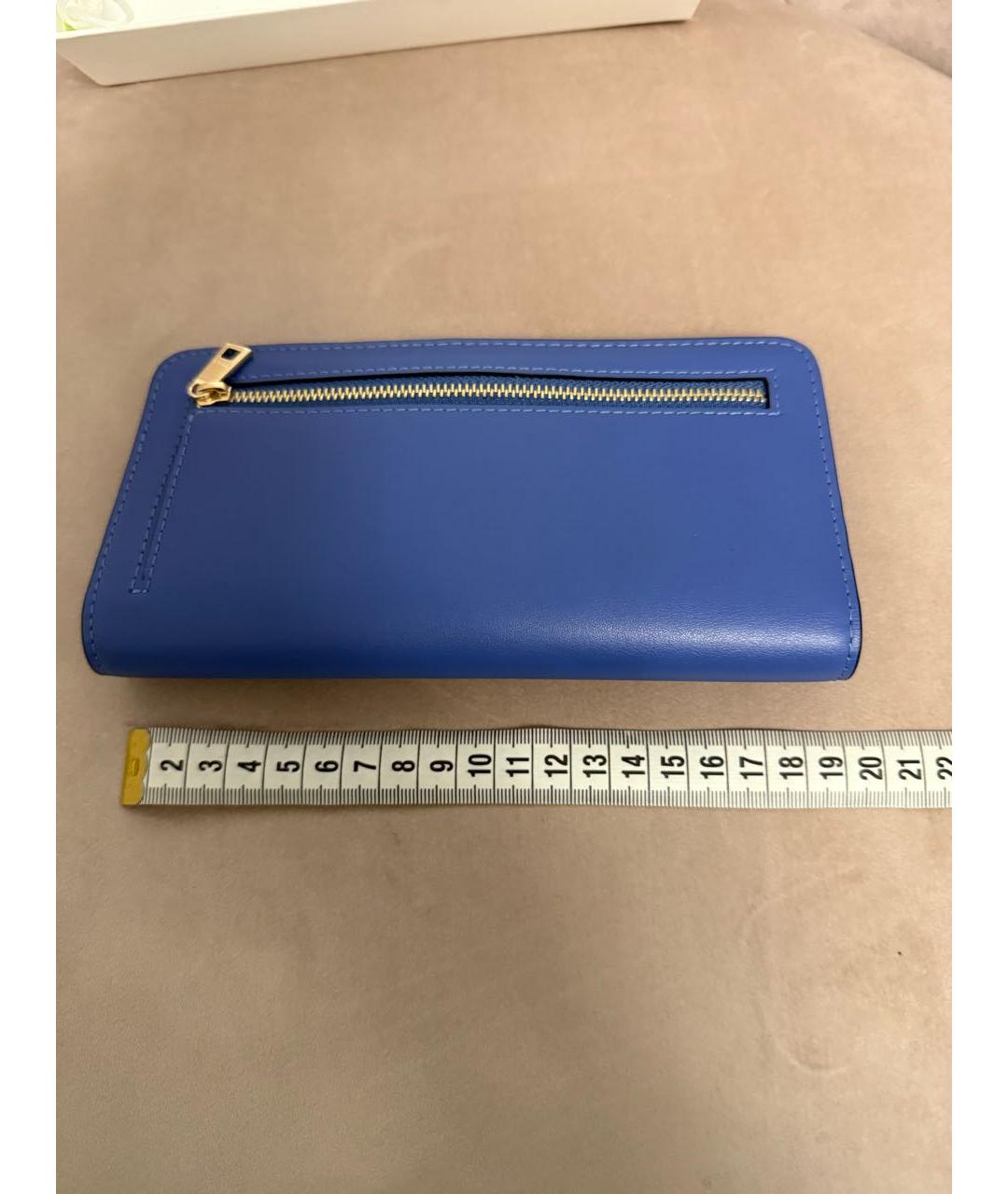 FURLA Синий кожаный кошелек, фото 6