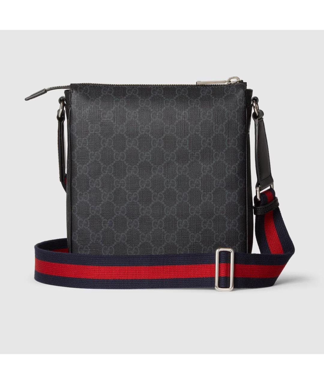 GUCCI Черная кожаная сумка на плечо, фото 4