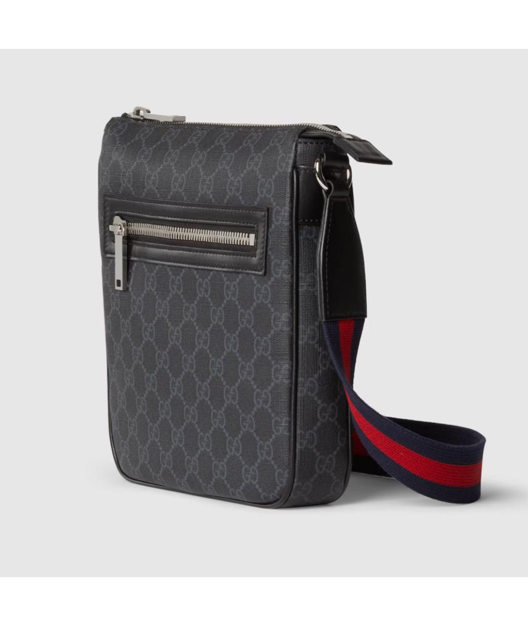 GUCCI Черная кожаная сумка на плечо, фото 2