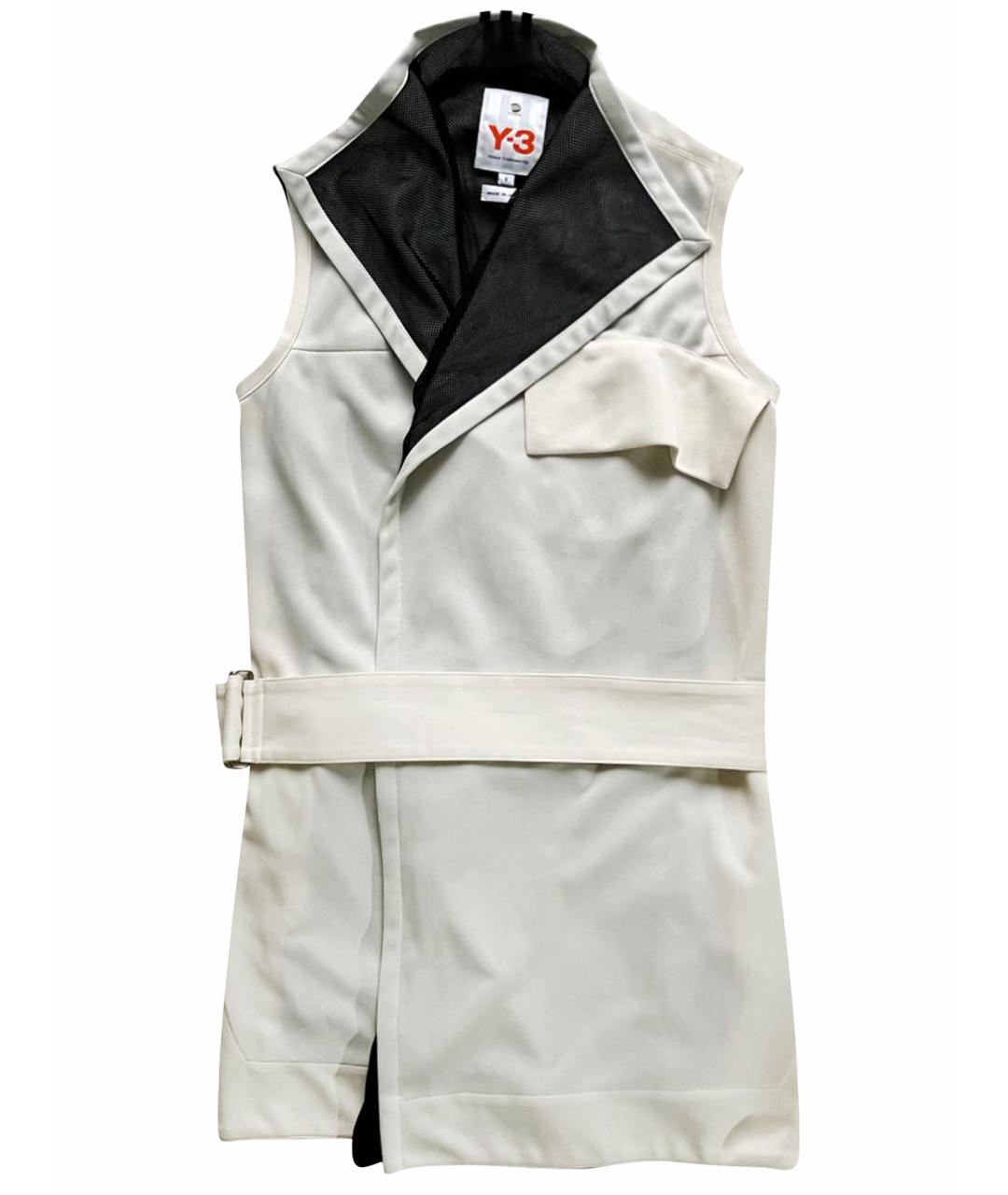 Y-3 Белый полиэстеровый жилет, фото 1