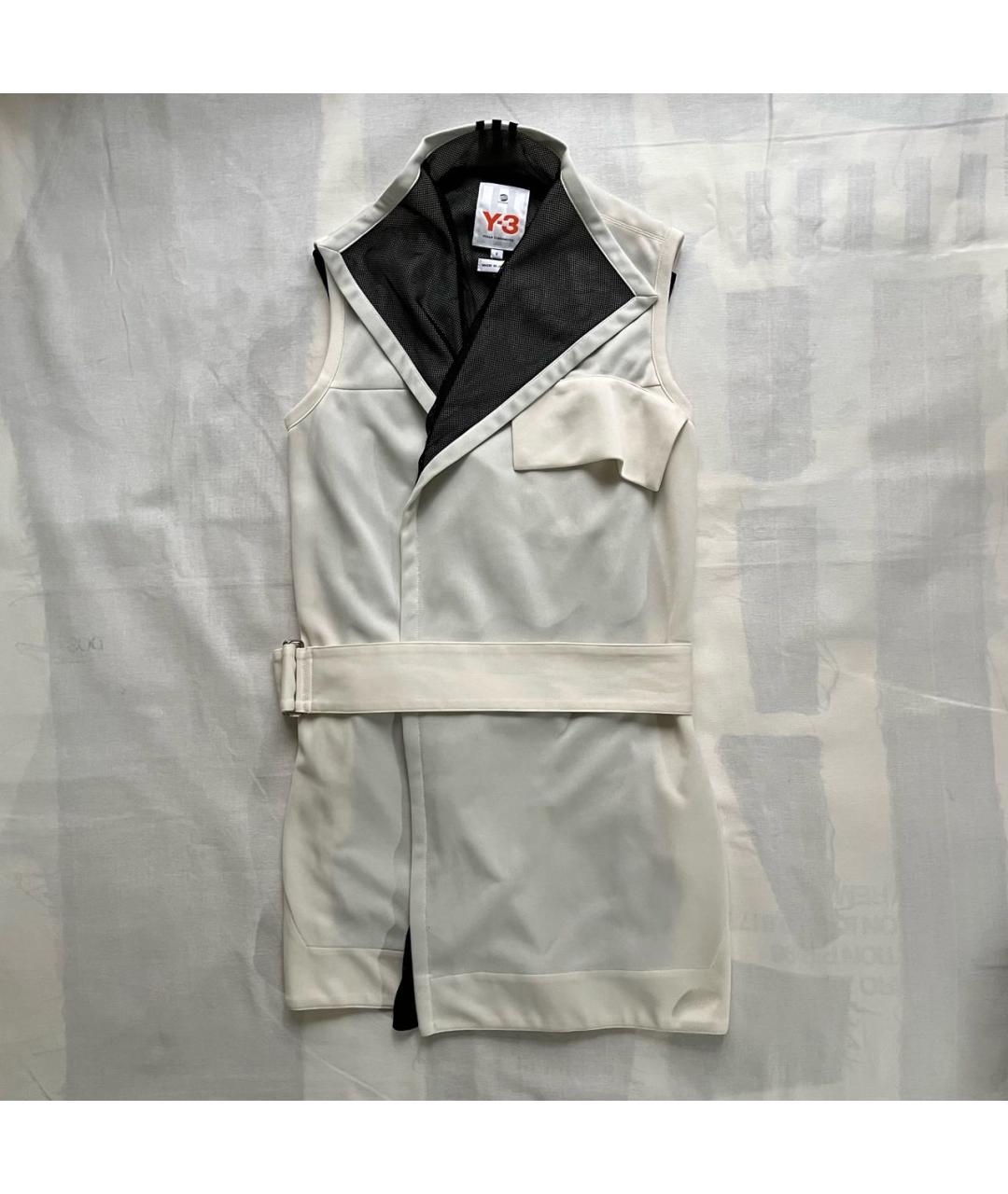 Y-3 Белый полиэстеровый жилет, фото 8